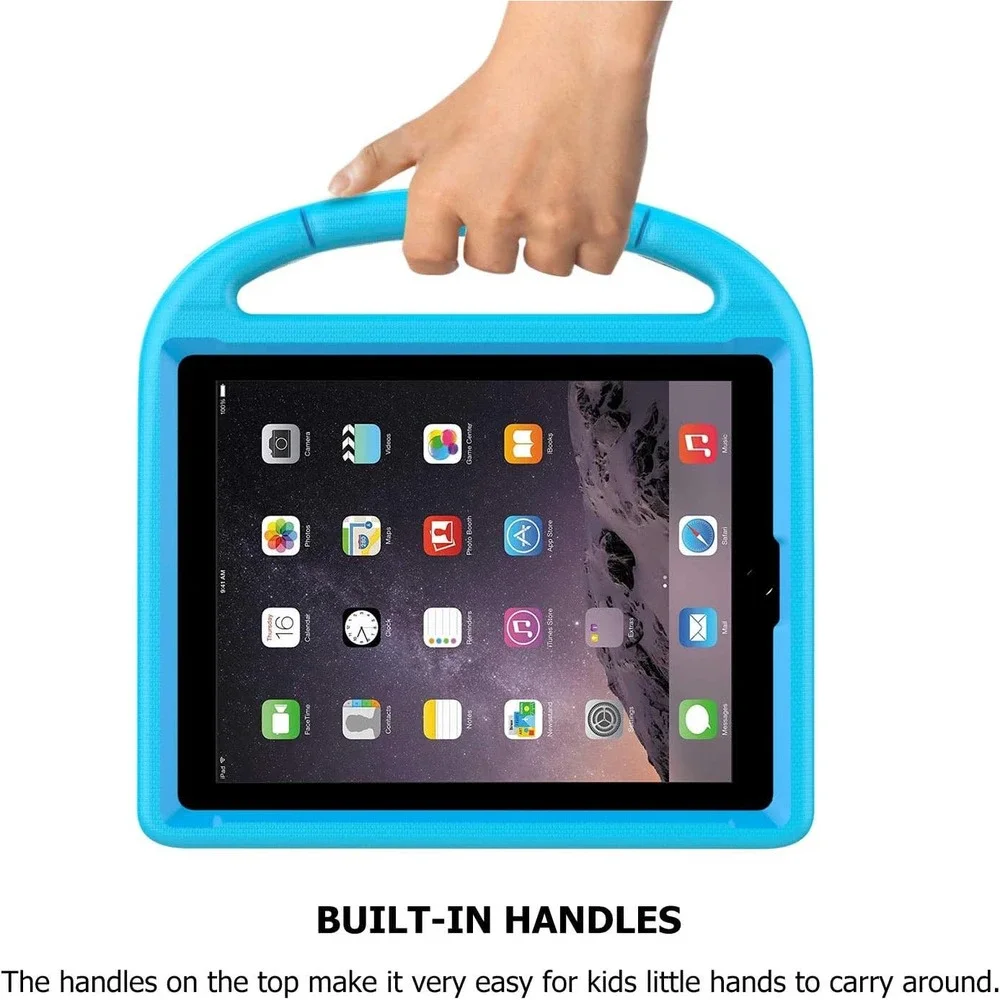 LEDNICEKER Kids Case for iPad 2 3 4 - Blue - NwoT